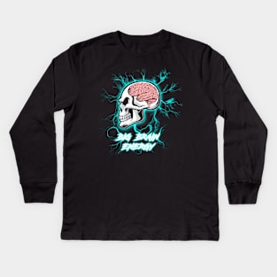 Big Brain Energy Kids Long Sleeve T-Shirt